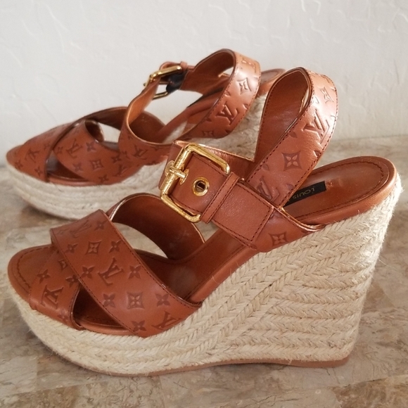 *Host Pick* Authentic Louis Vuitton Wedges - Picture 4 of 8